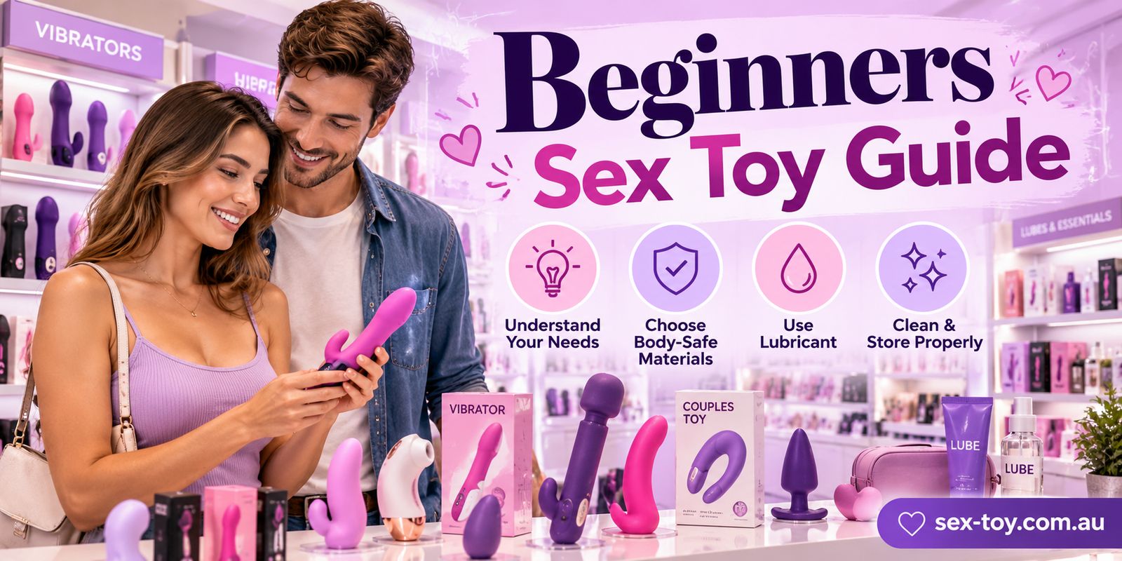 Beginners Sex Toy Guide: Explore Love, Pleasure and Intimacy Together