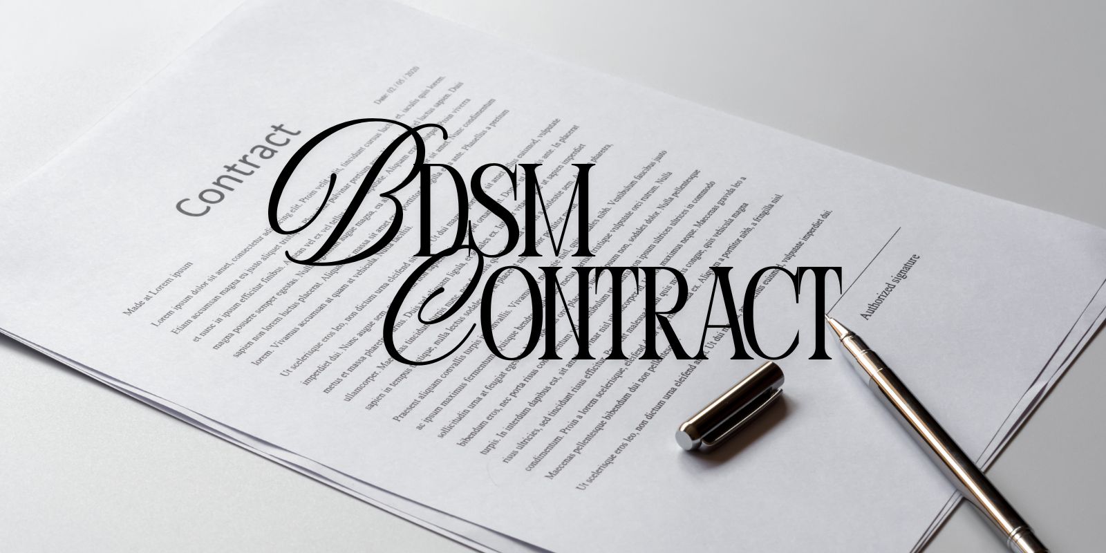 A Bdsm Contract Is Important To Fulfill Your Kinky Secrets Safely