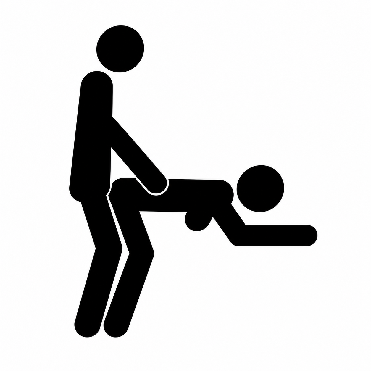 Standing Doggy Style position illustration