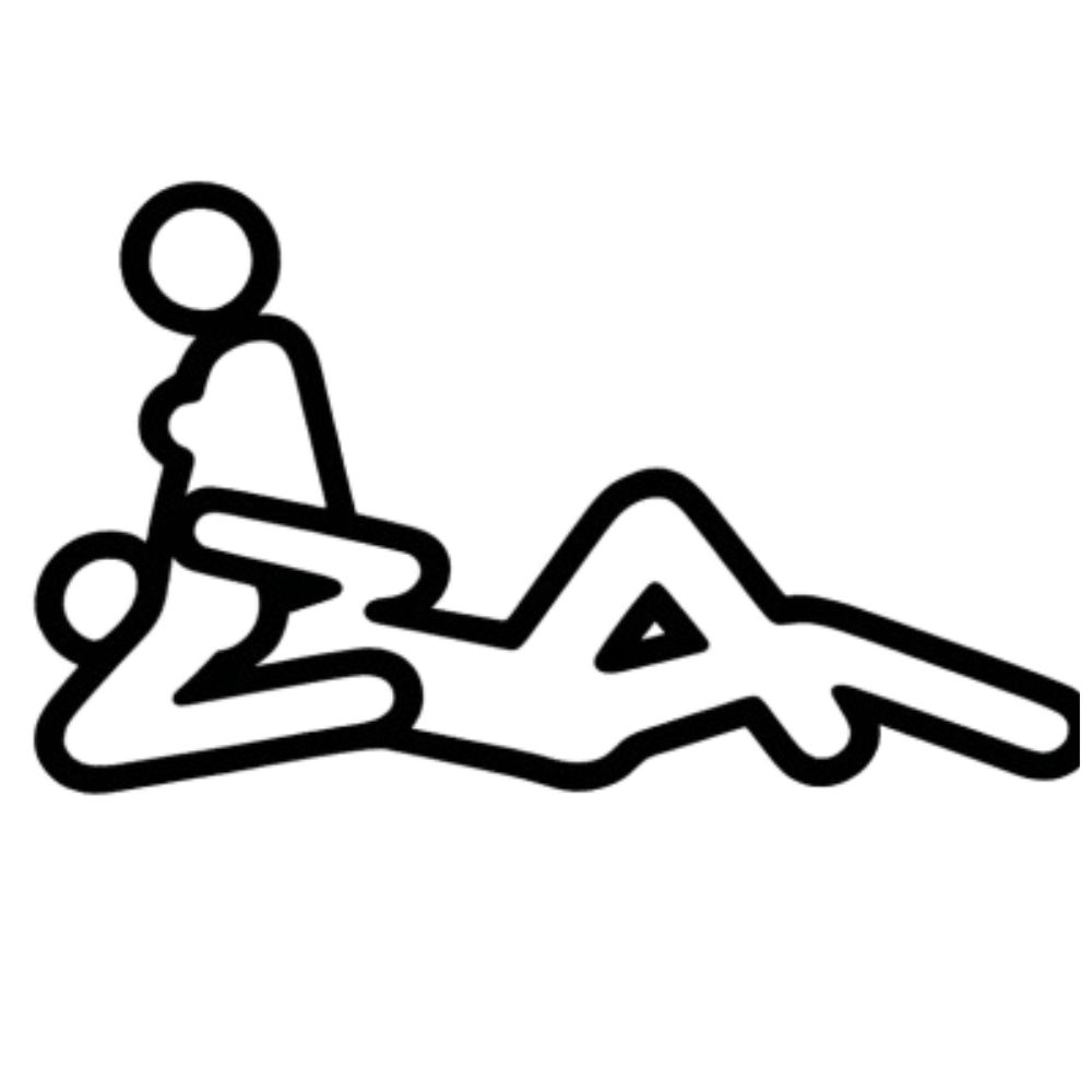 Face sitting position illustration