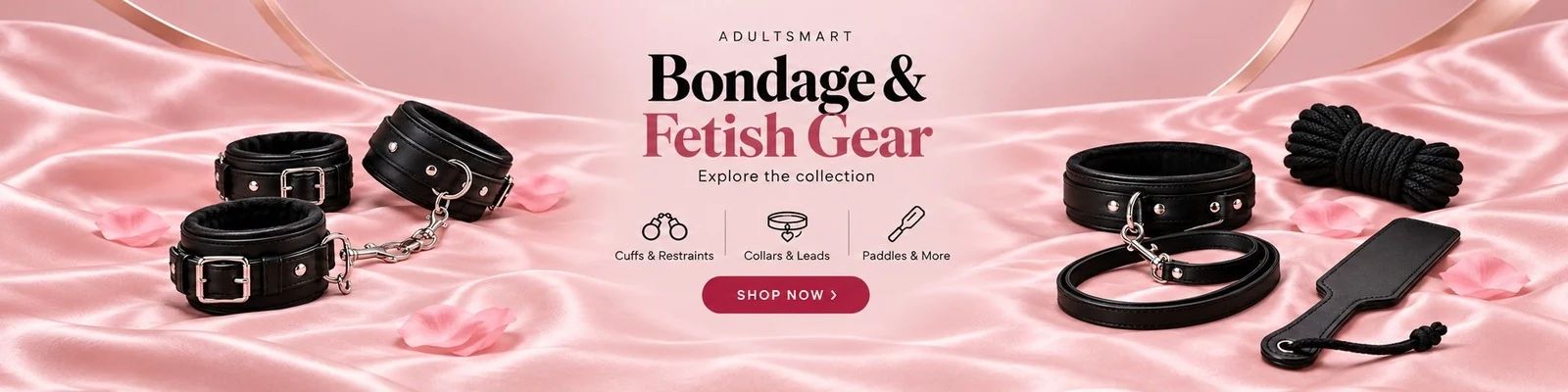 BDSM and bondage gear for consensual power exchange